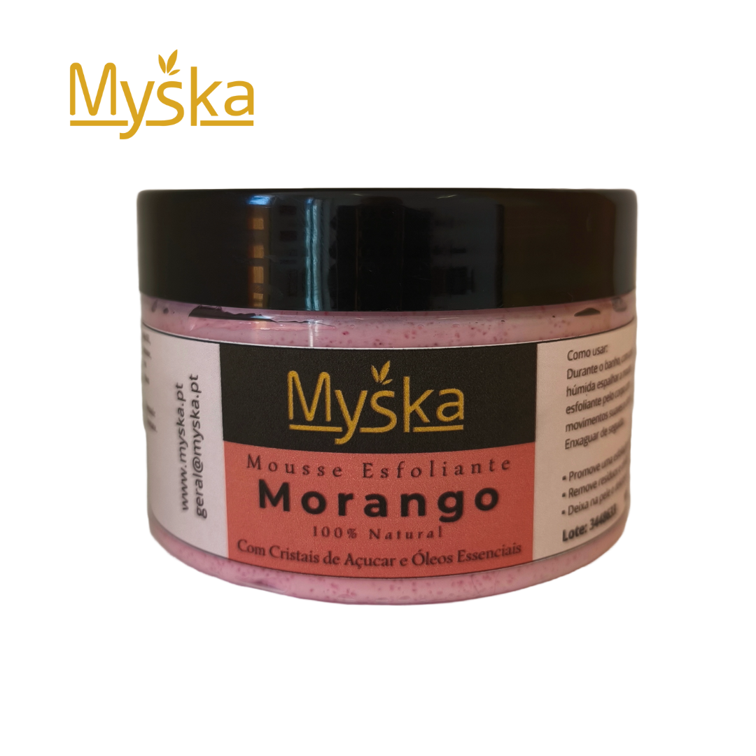 Mousse Esfoliante Morango
