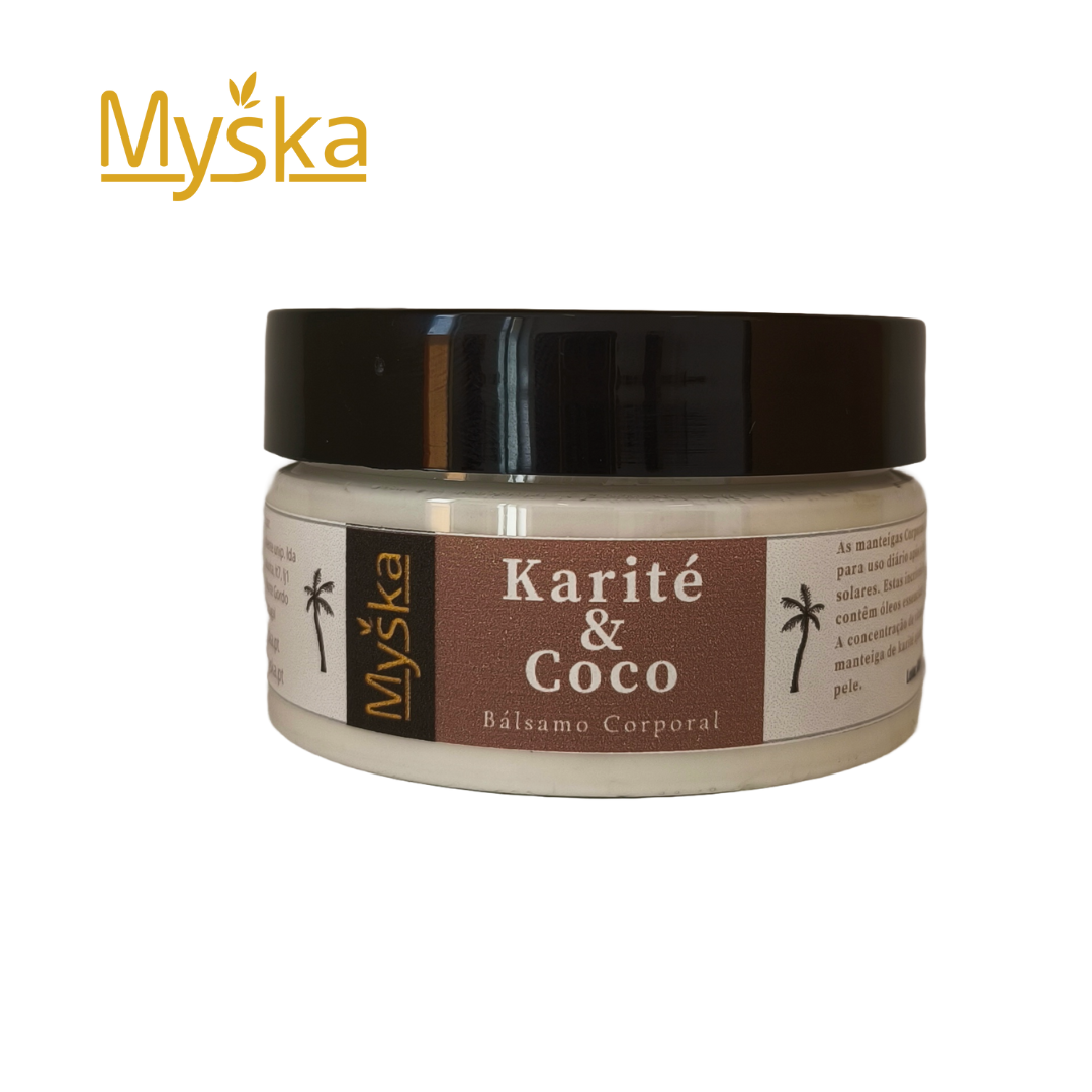 Manteiga Corporal de Karité e Coco, Agora com novo tamanho 250ml