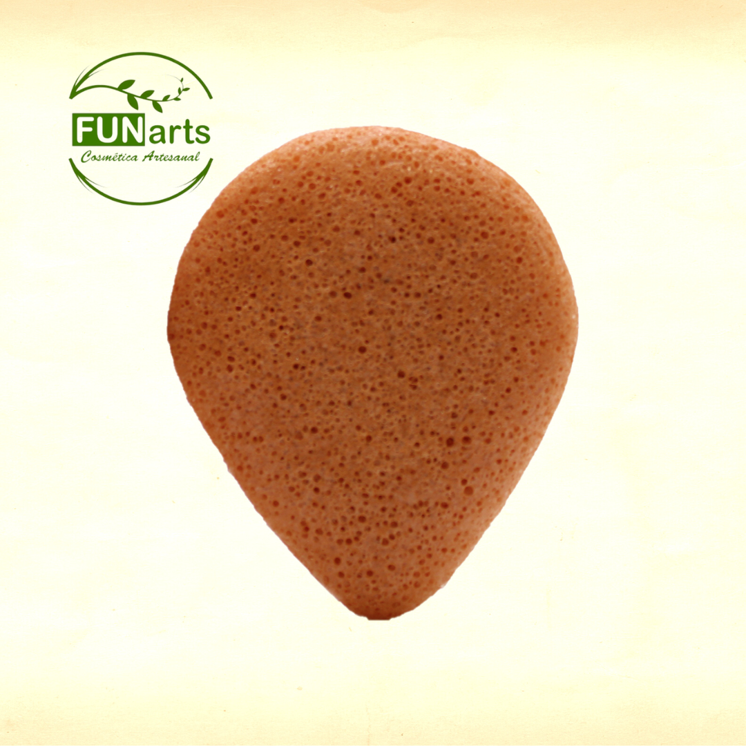 Pack 2uni. Esponja Konjac - Argila Vermelha - Rejuvenescedora