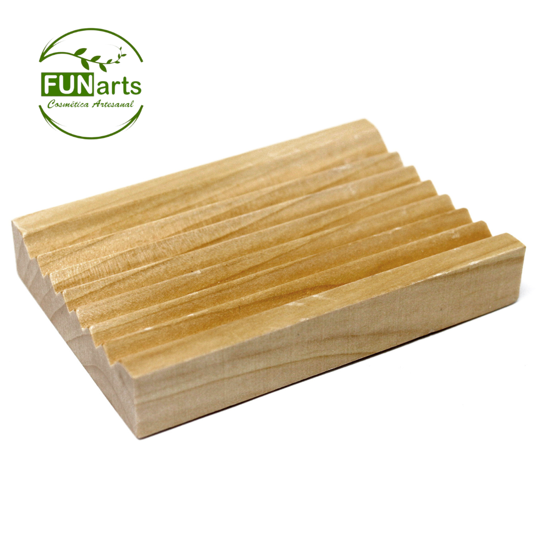 Saboneteira Hemu Wood - Groovy